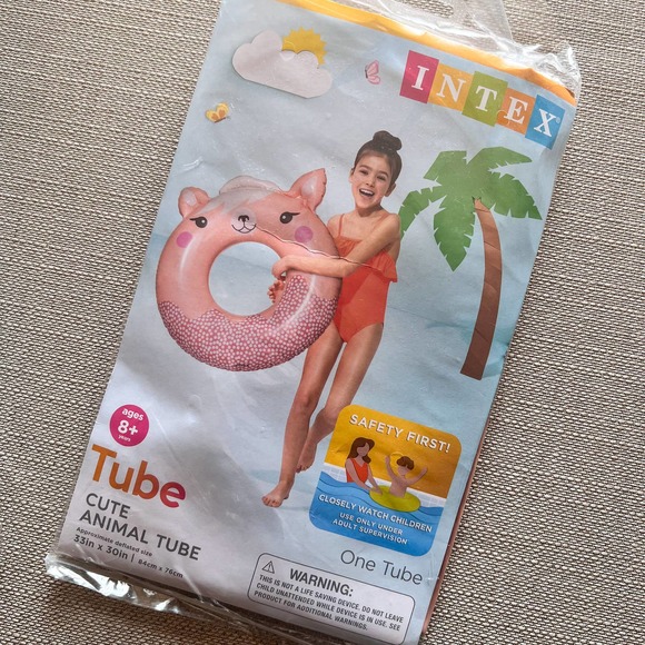 Intex | Animal Swim Tube (Pink Llama) - Picture 1 of 3